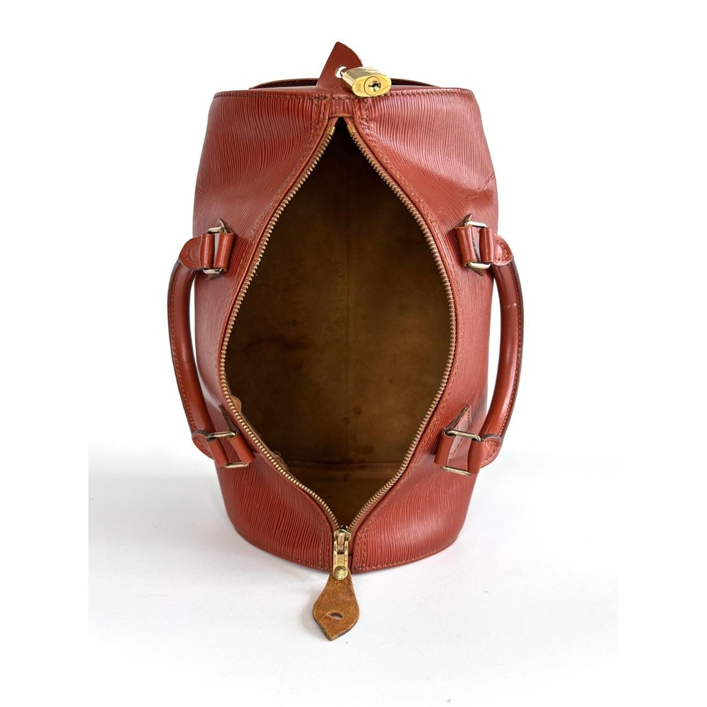 Louis Vuitton Speedy 30 Kenyan Brown Epi Leather Vintage Satchel Bag 1985-2012 - Picture 9 of 12